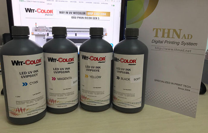 Mực in sử dụng trên các máy in UV của thương hiệu Wit Color