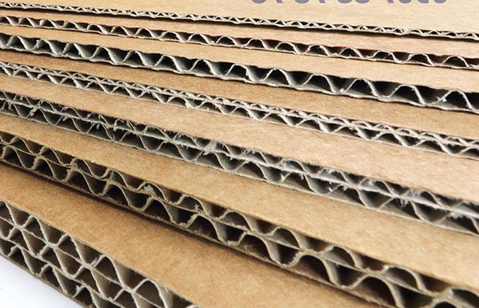 Giấy carton 5 lớp có 2 lớp sóng